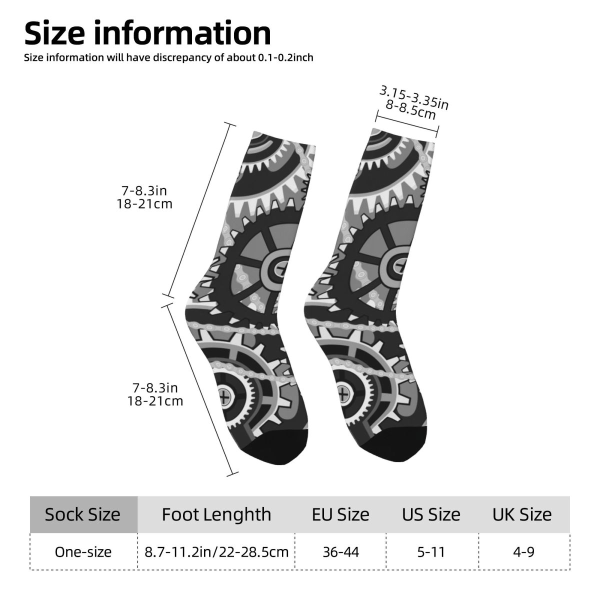 Gears Vintage Wheels Stockings - Running Gear Gifts For Women recension och pris